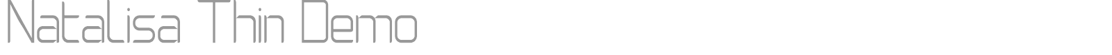 Natalisa font preview
